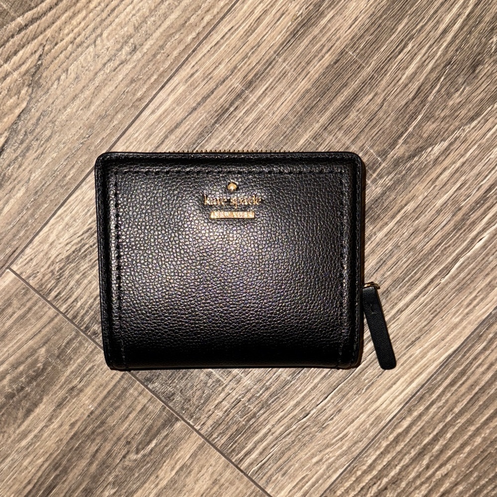 Kate Spade Black Textured Wallet